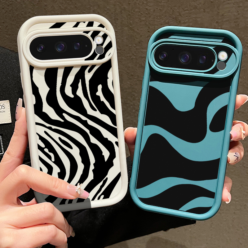 Zebra Stripe Pattern TPU Phone - Google Pixel 9 Pro ulasan dan harga