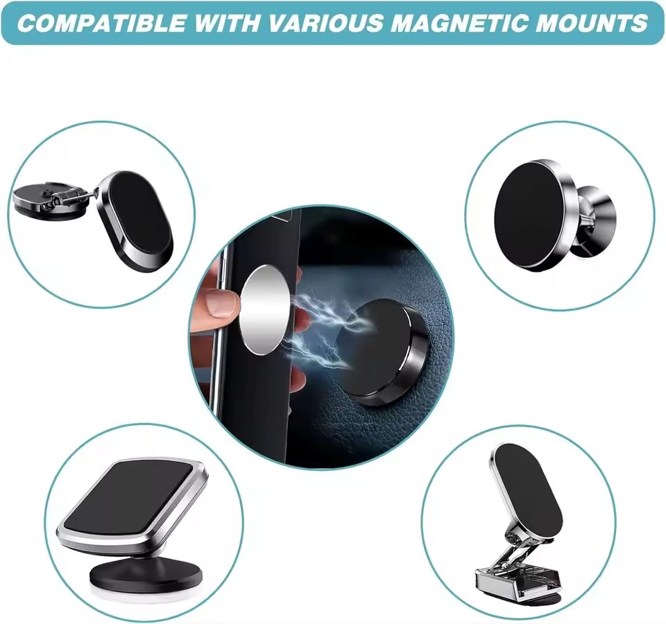 1/50Pcs Magnetic Metal Plate F - Phone Accessories Useful ulasan dan harga