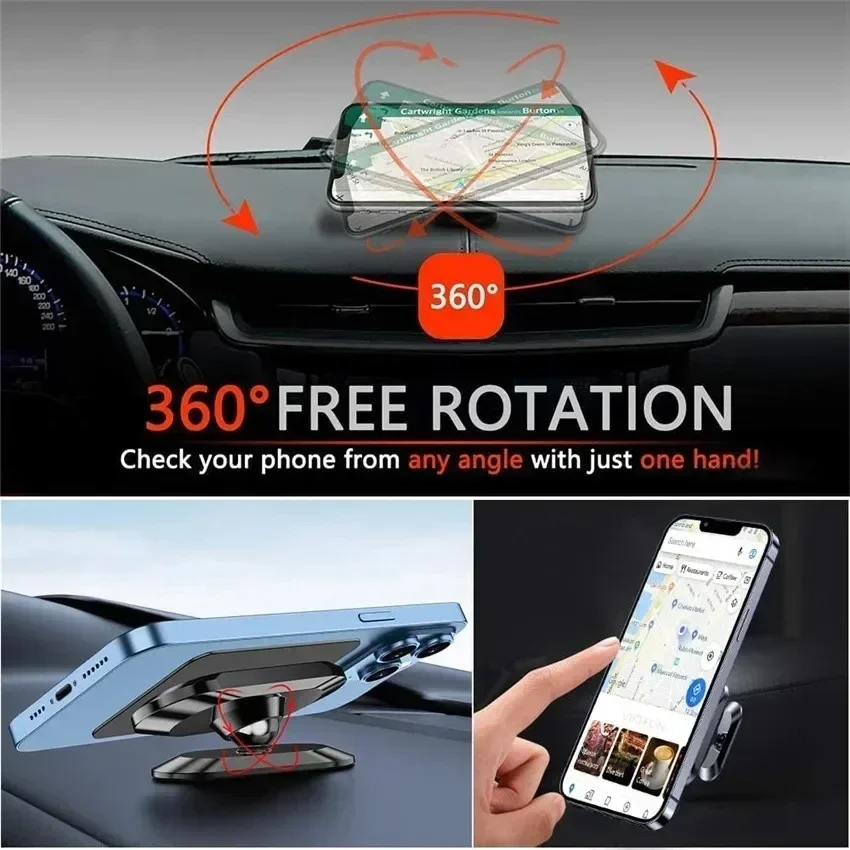 360° Magnetic Car Phone Holder - Phone Accessories Holder Car ulasan dan harga