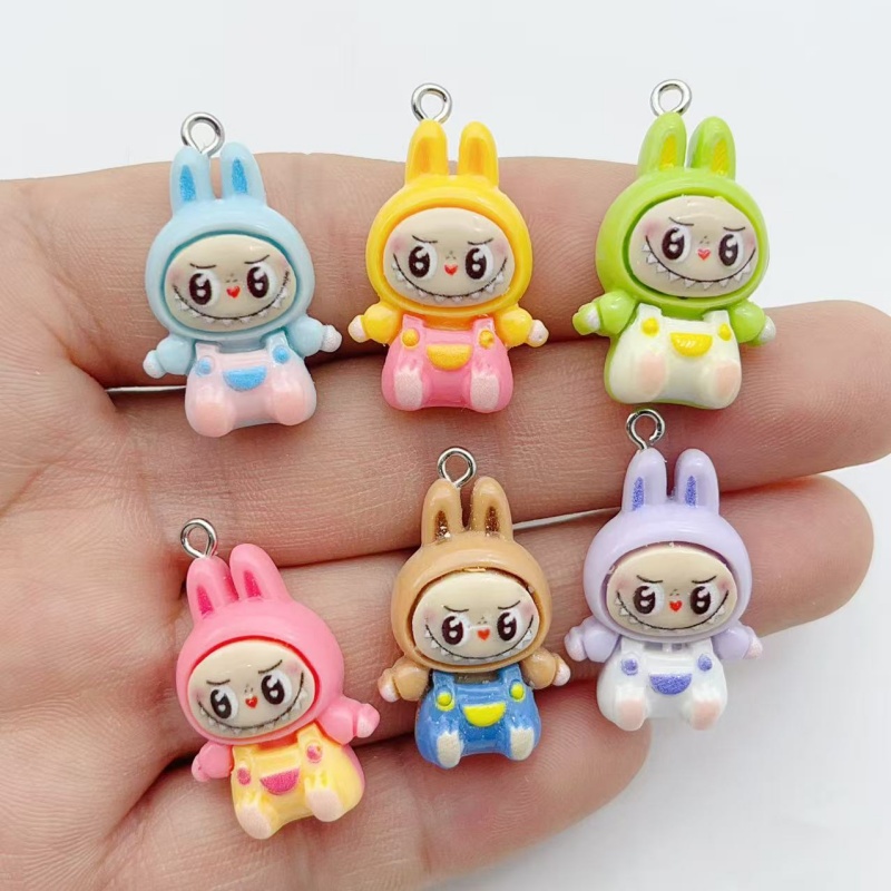 10Pcs Kawaii Rabbit Strawberry - Phone Accessories Charms ulasan dan harga
