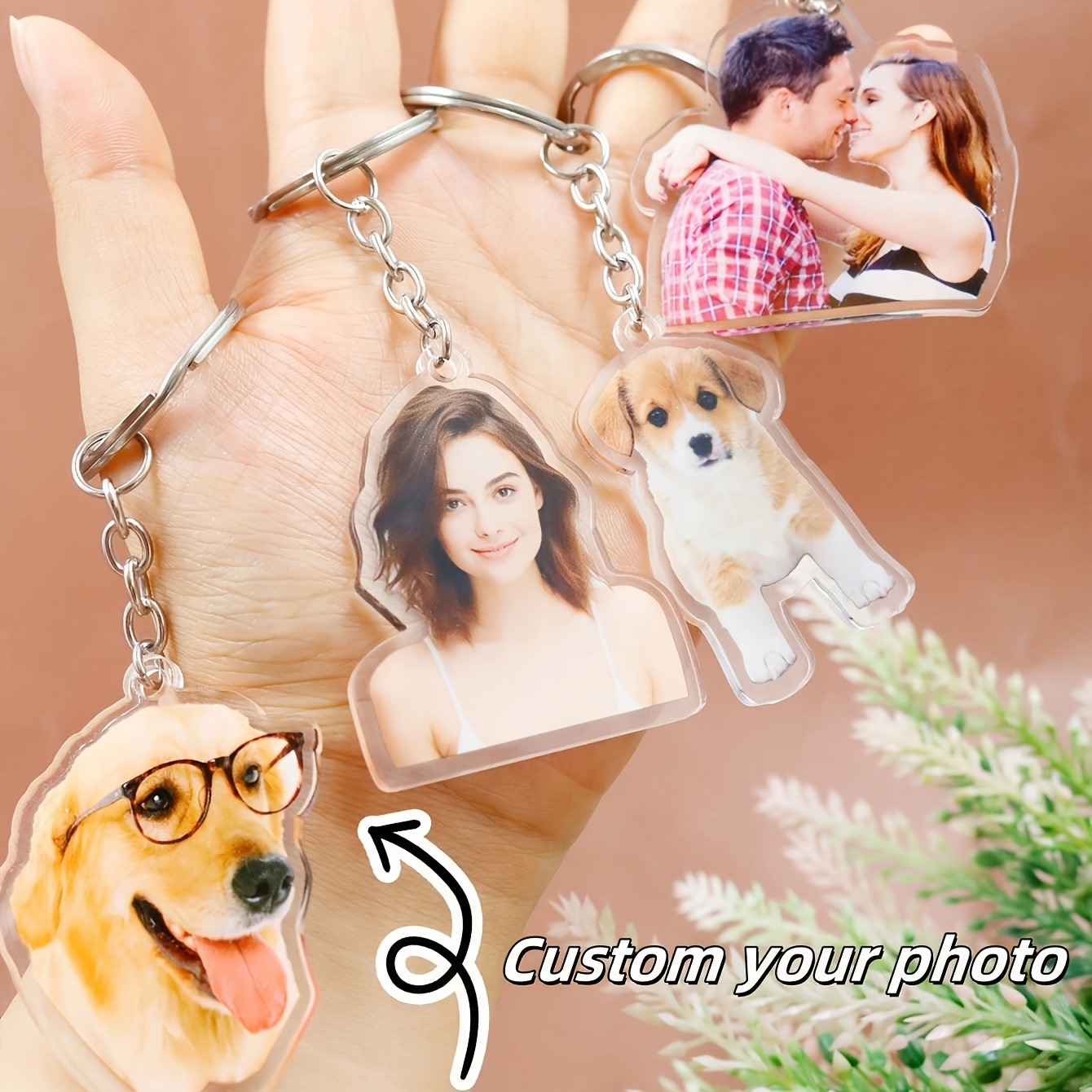 1 Custom Photo Acrylic Keychai - Phone Accessories Charms ulasan dan harga