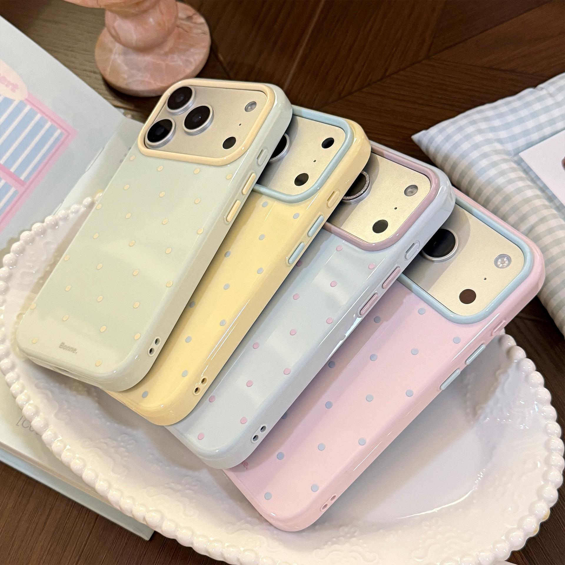INS Korean Polka Dots Candy Co - Apple Iphone 15 ulasan dan harga