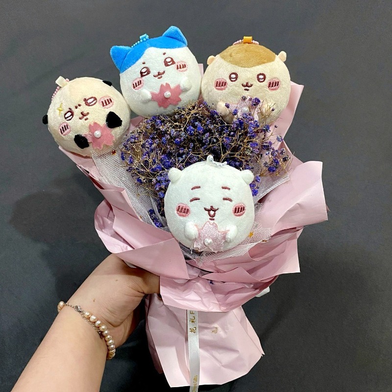 Sakura Series Plush Keychain C - Phone Accessories Charms ulasan dan harga